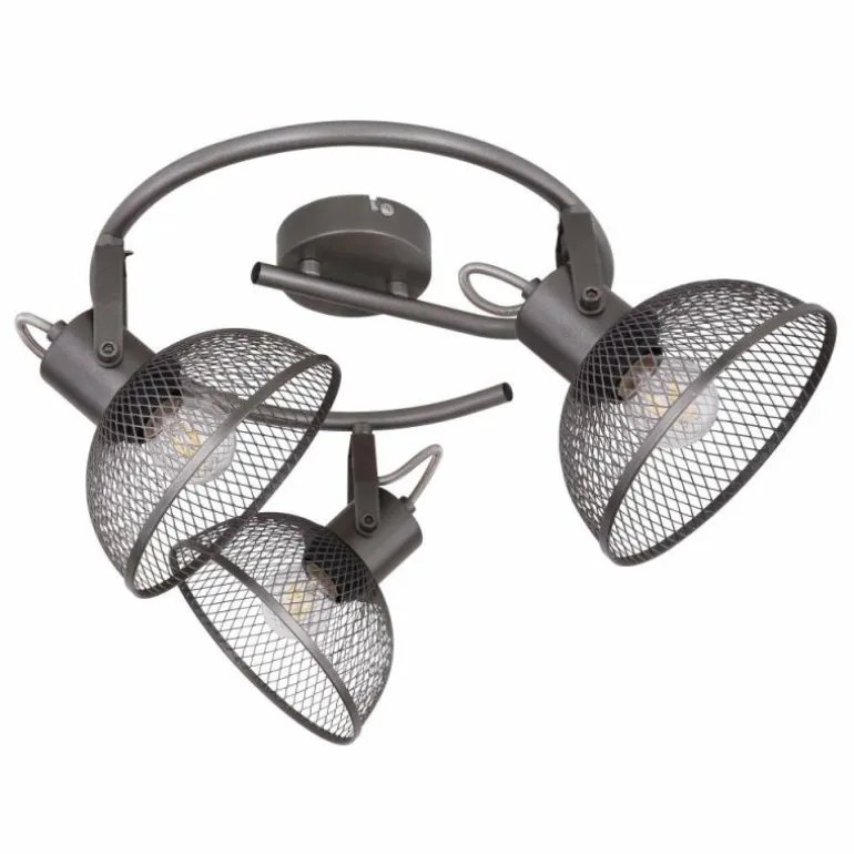 Spot Globo ISAKKA Chrome, 3 lumières