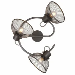 Spot Globo ISAKKA Chrome, 3 lumières