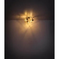 Spot Globo ISAKKA Chrome, 3 lumières