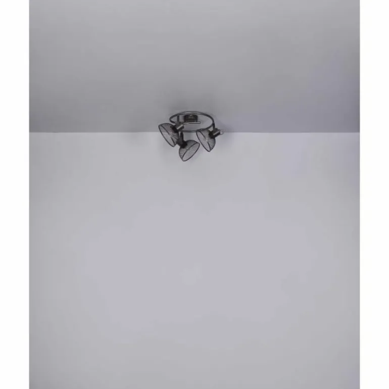 Spot Globo ISAKKA Chrome, 3 lumières