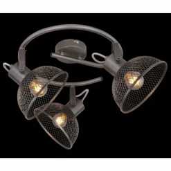 Spot Globo ISAKKA Chrome, 3 lumières