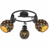 Spot Globo JODIE Noir, 3 lumières