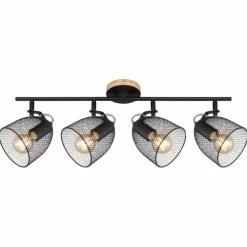 Spot Globo JOSINA Brun, 4 lumières