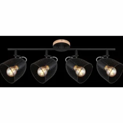 Spot Globo JOSINA Brun, 4 lumières