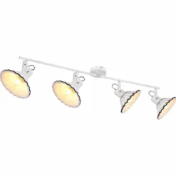 Spot Globo JOWITA Blanc, 4 lumières