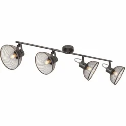 Spot Globo LHIMMA Chrome, 4 lumières