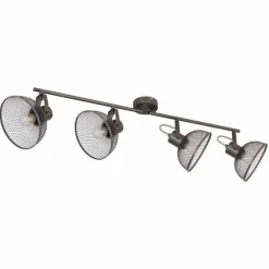 Spot Globo LHIMMA Chrome, 4 lumières