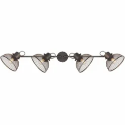 Spot Globo LHIMMA Chrome, 4 lumières