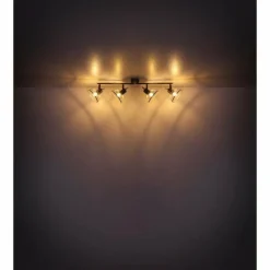 Spot Globo LHIMMA Chrome, 4 lumières