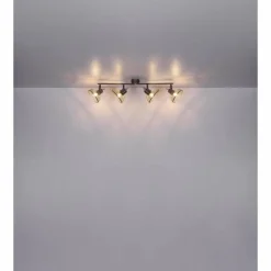 Spot Globo LHIMMA Chrome, 4 lumières