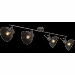 Spot Globo LHIMMA Chrome, 4 lumières