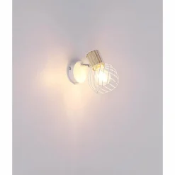 Spot Globo LUISE Blanc, 1 lumière