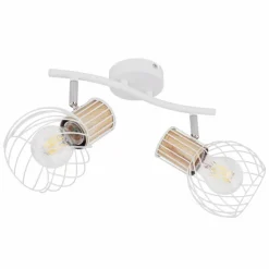 Spot Globo LUISE Blanc, 2 lumières