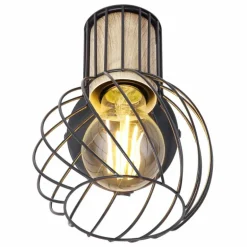 Spot Globo LUISE Noir, 1 lumière