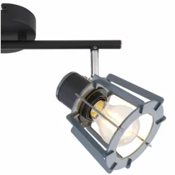 Spot Globo MAHA Noir, 2 lumières