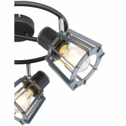 Spot Globo MAHA Noir, 3 lumières