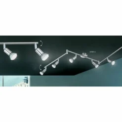 Spot Globo MATRIX Acier inoxydable, Nickel mat, 6 lumières