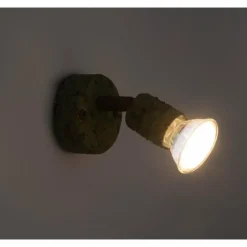 Spot Globo OLANA Vert, Rouille, 1 lumière