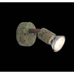 Spot Globo OLANA Vert, Rouille, 1 lumière