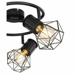 Spot Globo PRISKA Noir, 3 lumières