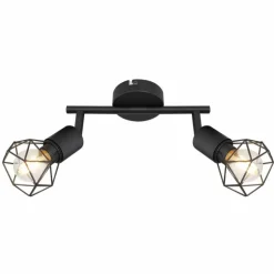 Spot Globo XARA I Noir, 2 lumières