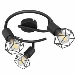Spot Globo XARA I Noir, 3 lumières