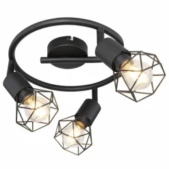 Spot Globo XARA I Noir, 3 lumières