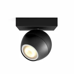Spot, kit d'extension Philips Hue Ambiance White Buckram Noir, 1 lumière
