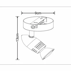 Spot Lucide CARO LED Blanc, 1 lumière