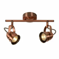 Spot Lucide CIGAL Cuivre, 2 lumières