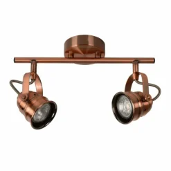 Spot Lucide CIGAL Cuivre, 2 lumières