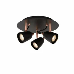 Spot Lucide RIDE Cuivre, 3 lumières