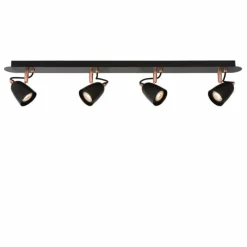 Spot Lucide RIDE Cuivre, 4 lumières