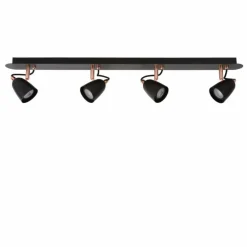 Spot Lucide RIDE Cuivre, 4 lumières