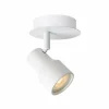 Spot Lucide SIRENE LED Blanc, 1 lumière