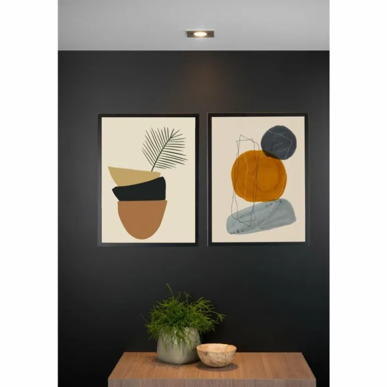 Spot Lucide TUBE Nickel mat, 1 lumière