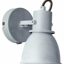 Spot mural Brilliant Bogart Gris, 1 lumière