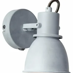 Spot mural Brilliant Bogart Gris, 1 lumière