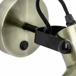 Spot mural Brilliant Ester Laiton, Noir, 1 lumière