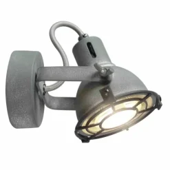 Spot mural Brilliant Jesper LED Gris, 1 lumière