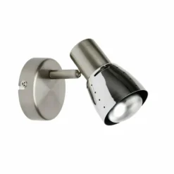 Spot mural Brilliant Lava Fer, 1 lumière