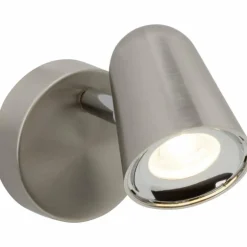 Spot mural Brilliant Nifty LED Fer, 1 lumière