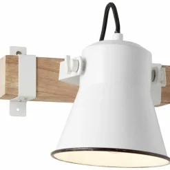 Spot mural Brilliant Plow Bois foncé, Blanc, 1 lumière