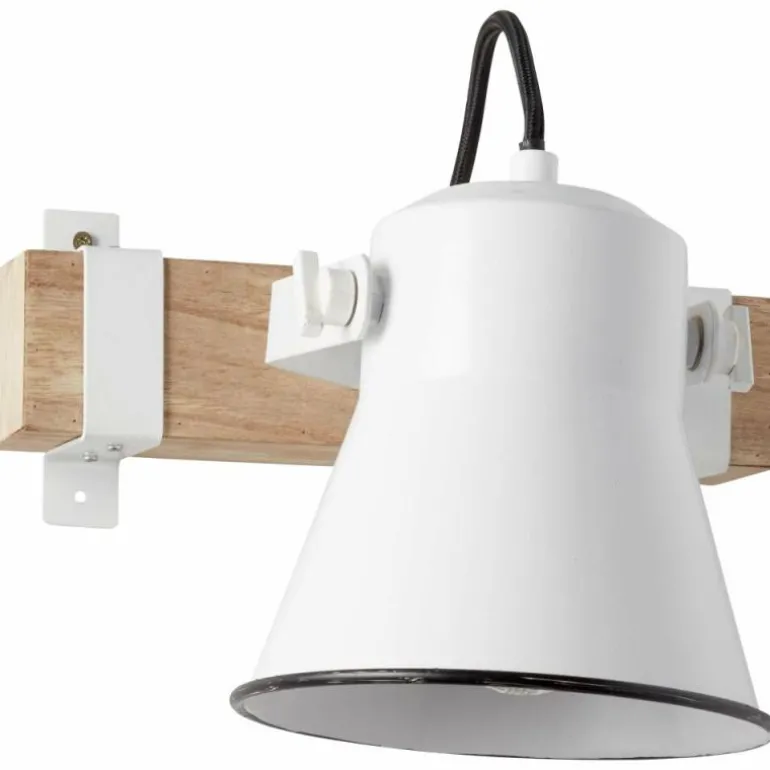 Spot mural Brilliant Plow Bois foncé, Blanc, 1 lumière