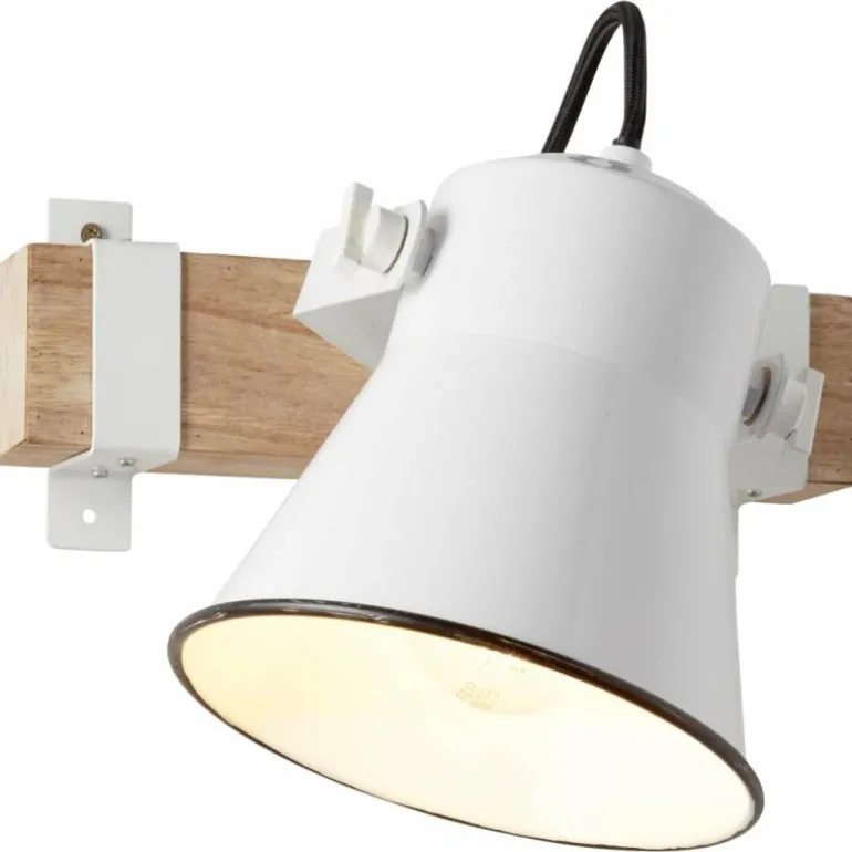 Spot mural Brilliant Plow Bois foncé, Blanc, 1 lumière