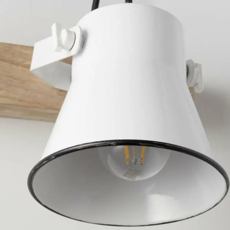 Spot mural Brilliant Plow Bois foncé, Blanc, 1 lumière