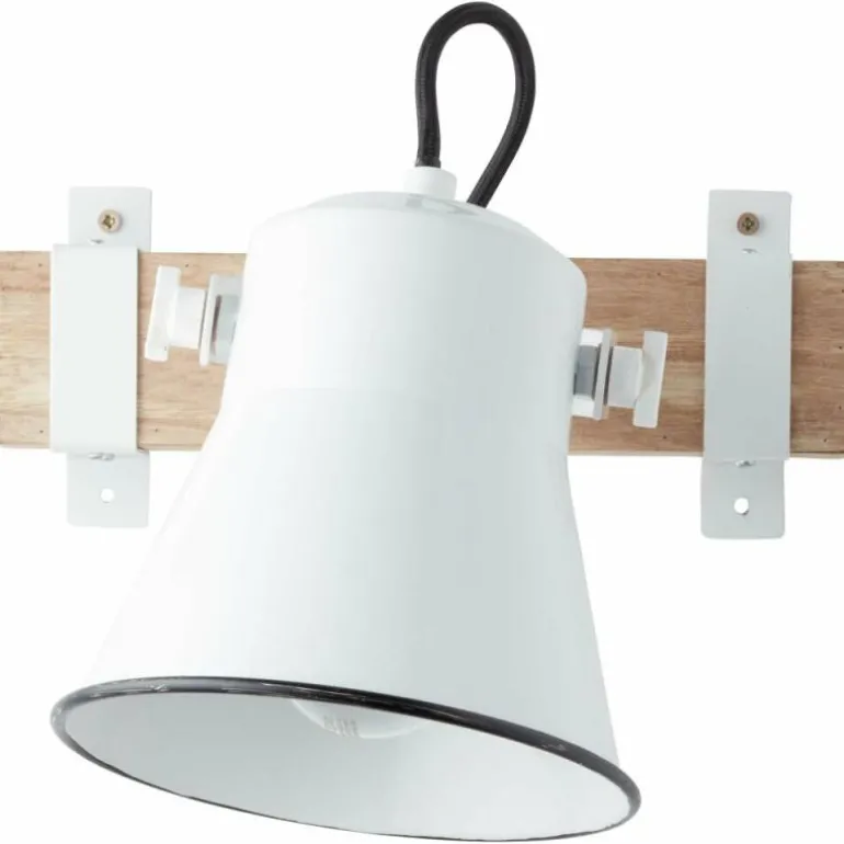 Spot mural Brilliant Plow Bois foncé, Blanc, 1 lumière