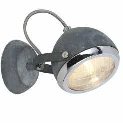 Spot mural Brilliant Rider Gris, 1 lumière