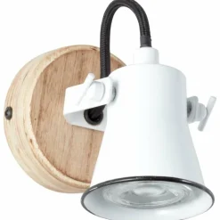 Spot mural Brilliant Seed Bois foncé, Blanc, 1 lumière