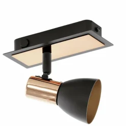 Spot mural Eglo BARNHAM Cuivre, Noir, 1 lumière